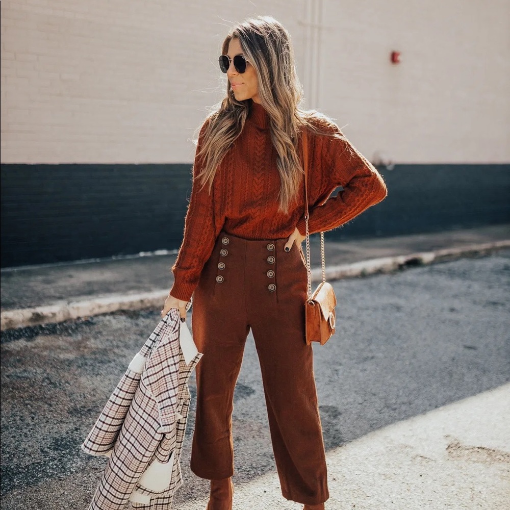 Petite Studio NYC Brown Pants Size S